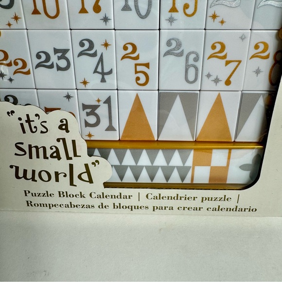NWT. Disney Calendar - It's A Small World Block Puzzle. LMK - Picture 5 of 11